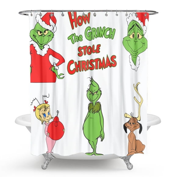 Grinch Shower Curtain