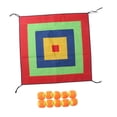 thumbnail image 3 of Tablero de dardos para niños con 10 dardos adhesivos para interacción entre padres e hijos, divertido juego al aire libre Cuadrado 85 cm, 3 of 8