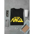 thumbnail image 3 of I Am Your Funcle Uncle Graphic Men Black T-Shirt, Male x-Large, 3 of 4