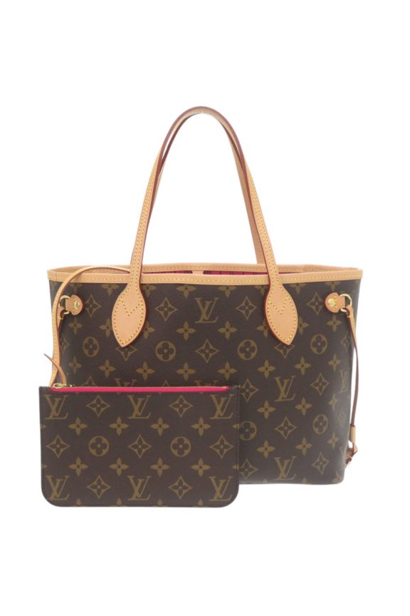Pre-Owned Louis Vuitton Neverfull PM bag with pouch, Monogram Pivoine M41245, IC tag,...