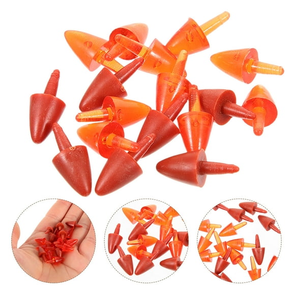 BESTYASH Plastic Snowman Noses Assorted Colors 200 Pieces Craft Supplies for Holiday Decorations and Winter Projects