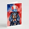 thumbnail image 2 of Great Pyrenees Patriotic American Greeting Cards Pack of 8 7 in x 5 in, 2 of 2