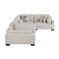 thumbnail image 4 of Lexicon Corydon Microfiber 4-Piece Modular Sectional in Beige, 4 of 16
