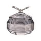 thumbnail image 2 of Plato Dappen de cristal para decoración de uñas con tapa, herramientas para decoración de uñas, accesorios de manicura, tarros pequeños para taza para Gris, 2 of 8