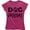 Pink, variant on Dog Mom With Pet Footstep For Dog Lovers Women's Gift T-Shirt