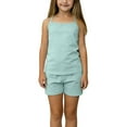 thumbnail image 3 of THDHVS Outfits for Girls,Toddler Girl Outfits,Cotton Sleeveless Camisole 2 Piece Set for Girls Summer Lounge Wear Home Outfit and Casual Comfortable 7-10 Years, 3 of 6