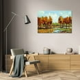 thumbnail image 3 of Carmen Dolce 18x11 Gallery Wrapped Canvas Wall Art Titled - Copper Landscape, 3 of 4