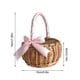 thumbnail image 5 of Cesta Mimbre para Flores Ratán Almacenamiento Tejida Con Asa Del, 5 of 9