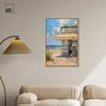 thumbnail image 3 of By the Sea Store Canvas Monet Coastal by Art Remedy, Gold Frame, 24" x 36", 3 of 7