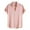 j-Pink26870, variant on LIIPEE Men Shirts Casual Solid Color Short Sleeve Lapel Button Down Shirt Male Fashion Texture Loose Fit Tops Comfortable Breathable Soft Daily Shirts,Blue,L