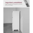 thumbnail image 5 of VASAGLE- clóset de Almacenamiento no Empotrado con 3 cajones, 11.8 x 12.6 x 31.9 Pulgadas, para baño, Sala de Estar, Cocina, Estilo Moderno, Color Blanco, 5 of 5