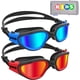 thumbnail image 1 of Kids Swim Goggles, P2 Mini 2 Packs Comfortable Polarized Swimming Goggles Age 6-14, 1 of 5