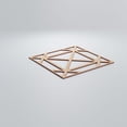 thumbnail image 3 of Ekena Millwork 23 3/8"W x 23 3/8"H x 3/8"T Large Buxton Decorative Fretwork Wood Wall Panels, Alder, 3 of 8