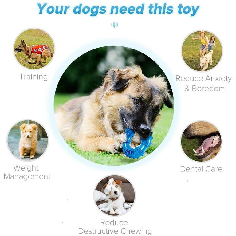 PcEoTllar Dog Toys for Aggressive Chewers ,Dog Toys Indestructible Tough  Durable Interactive Dog Toys for Small Medium Large Dogs Boredom Dogs