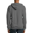 thumbnail image 2 of Hanes Men's and Big Men's Ecosmart Fleece Full Zip Hooded Jacket, up to Size 3XL, 2 of 6