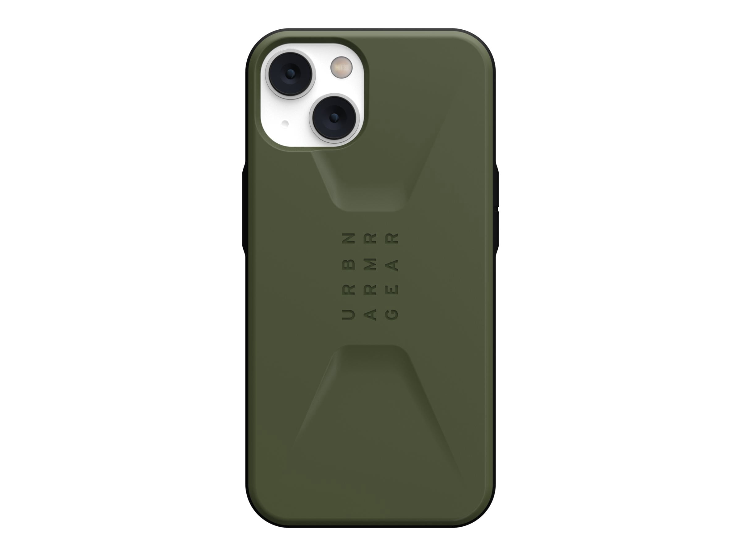 UAG iPhone 14 Case Green Olive 6.1" Civilian Sleek Ultra Thin Impact Resistant Dropproof Protective Cover Compatible with Wireless Charging by URBAN ARMOR GEAR