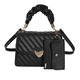 thumbnail image 1 of Bolso De Mano Hombro + Cartera 2pz Belug,  Negro, 1 of 5