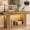 Natural Oak, variant on Homieasy 63" Farmhouse Console Table - Natural Oak, with Outlets, LED Lights & 2-Tier Storage, Unique Geometric Pattern Sofa Table for Living Room, Hallway, Foyer