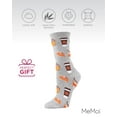 thumbnail image 6 of MeMoi Pumpkin Spice Latte Bamboo Blend Crew Socks - Mens - Male, 6 of 7