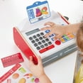 thumbnail image 4 of Hape: Beep 'N' Buy Cash Register - 24pc, Red & White, Lights & Sounds Wooden Toy, Shopping Pretend Play, Math & Money Learning, Toddlers & Kids Age 2+, 4 of 9