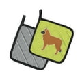 thumbnail image 2 of Carolines Treasures BB3861PTHD Belgian Shepherd Checkerboard Green Pair of Pot Holders , 7.5HX7.5W, multicolor, 2 of 3