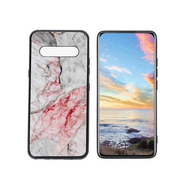 Compatible with LG V60 ThinQ 5G Phone Case, Marble-149 Case Men Women, Flexible Silicone Shockproof Case for LG V60 ThinQ 5G