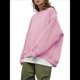 thumbnail image 3 of Sudaderas de Mujer con Cuello Redondo, Forro , Suéteres Oversize, Otoño 2025, Blusas Bonitas, Ropa Preppy Estilo V M, 3 of 8