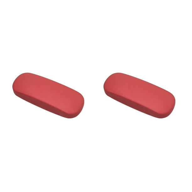 Jumpingount Soporte para gafas, portátil, práctico, multifuncional, pequeña caja de cristal, peso ligero, sencillo, asequible, organizador de Rojo 2piezas