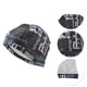 thumbnail image 3 of Gorro de natación elástico de patrón geométrico único 5.91"x8.27" azul oscuro y blanco, 3 of 6