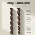 thumbnail image 4 of 5 Tiered Wand Holder Wall Mount,Wood Wand Display Stand for Wand Collectors and Enthusiasts,Wand Wall Mounted Display Holder Suitable for Living Room, Bedroom and Office, 4 of 6