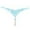 Blue, variant on Panties for Women,Seamless Thong Underwear with Lace Mesh Embroidery Hollow Design High Elastic Thin Belt and Pearl,Womens Underwear,Blue,One Size