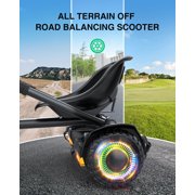 MIHOVER Self-Balancing Scooter with Adjustable Seat Attachment, Fits 6.5 8 10 Wheels, 360° Swivel Wheel
