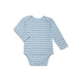 thumbnail image 6 of easy-peasy Baby Long Sleeve Bodysuit, 3-Pack, Sizes 0/3-24 Months, 6 of 7