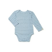 easy-peasy Baby Print Bodysuit with Long Sleeves, Sizes 0/3-24 Months