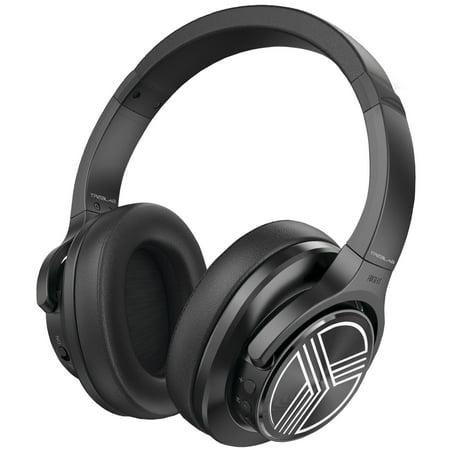TREBLAB Z2 - Over Ear Wireless Headphones - Bluetooth Stereo Sound with aptX, Active Noise Cancelling ANC Microphone, 35H Long Battery, Soft Pads Comfortable for Sports Gym Workout Travel Auriculares