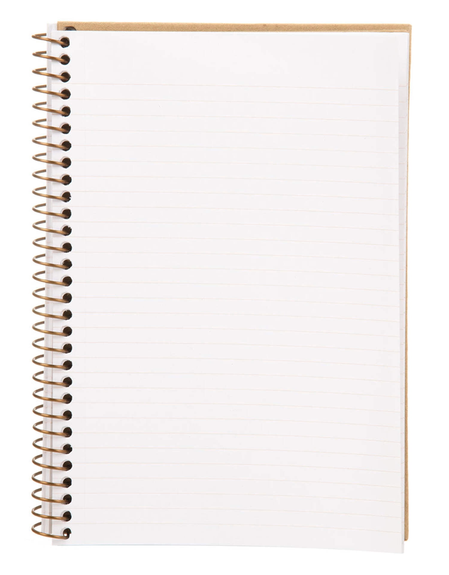 100% Recycled Kraft Junior Notebook (3 Pack) - Designs - 6.5in x 9.5in (07120)