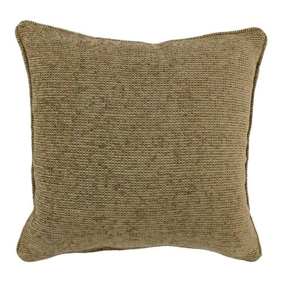 18-inch Double-corded Patterned Jacquard Chenille Square Throw Pillow with Insert 9810-CD-S1-JCH-CO-12