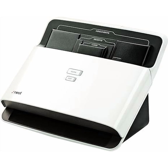Restored NeatDesk Desktop Scanner & Digital Filing System (Model 2005410) ‒ 600 dpi, ADF, Color OCR, Business Card / Document / Receipt Scanning (Refurbished)