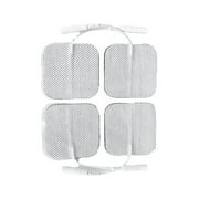 TENS Electrodes Compatible with TENS 7000, TENS 3000 - 40 Premium 2x 2 Wired Replacement Pads for TENS Units