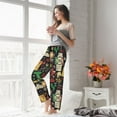 thumbnail image 5 of Pajama Pants Women - Stamp Pattern Italian Soft Breathable Sleep & Lounge Pants for Women, Comfy Casual Pj Pants Bottoms with Pockets, 5 of 7