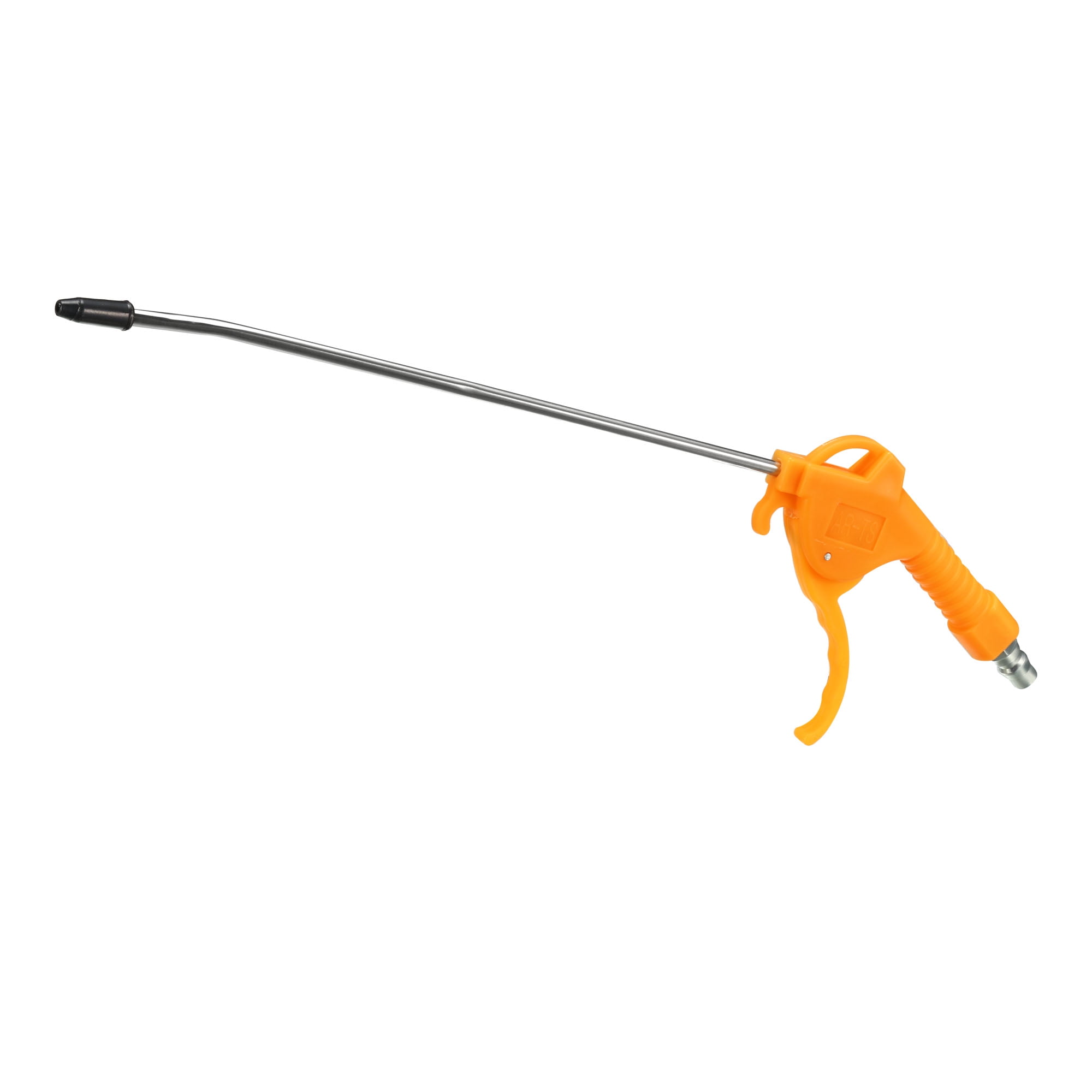 Air Blow Gun 11Inch Long Angled Nozzle 1/4PT Removable Rubber Tip