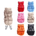 thumbnail image 4 of Methold Invierno cachorro mascota perro gato ropa cálida chaleco arnés acolchado abrigo chaqueta ropa Ropa para mascotas Rojo SG, 4 of 6
