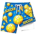 thumbnail image 2 of Shachafan Boys Swim Trunks With And Ice Print Double Layer Design For Kids Summer Beach Wear Swimming Suit for Boys, 2 of 2