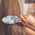 thumbnail image 3 of Hair Brush Bohemia Cushion Base Hair Brushes Touch Paddle Double Sided Pattern Oval Hairbrush, 3 of 7