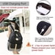 thumbnail image 5 of Bonita mochila negra con puerto de carga USB + estuche para lápices, adolescentes y niñas para la escuela, mochila para niños para viajes, 5 of 5