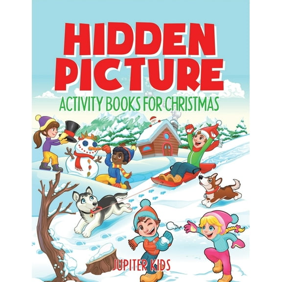 Hidden Picture Activity Books for Christmas, (Paperback)