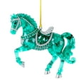 thumbnail image 2 of Handmade Horse Christmas Ornament,Horse Ornaments for Christmas Tree 2D Custom Acrylic Running, White Hanging Topper Running Horses Racing Racing Riding Ornaments for Your Tree, 2 of 5