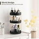 thumbnail image 5 of Organizador de maquillaje Aveniee 360, giratorio, para tocador, color negro, 5 of 6