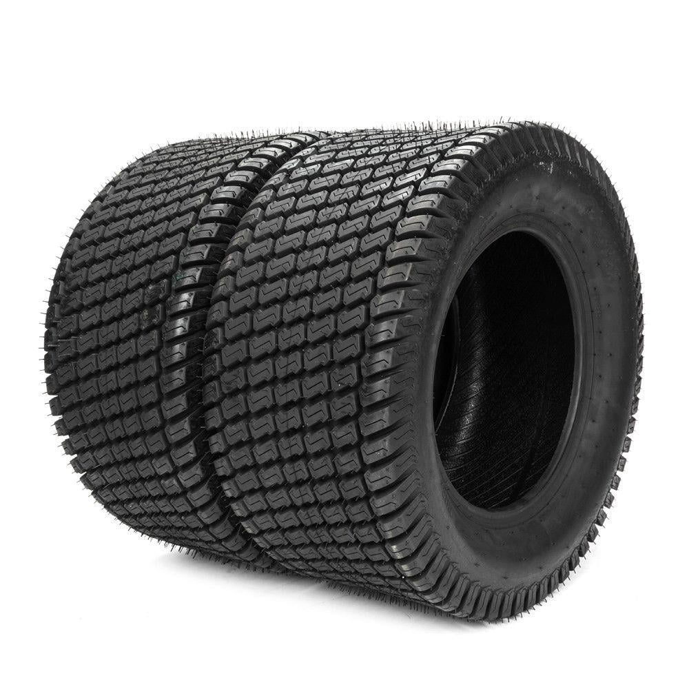 Ktaxon 2 Pack 20x10.00-8 Lawn Mower Turf Tires, Garden Mower Tractor Cart Tires, 4PR Golf Cart Tires, Tubeless