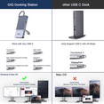thumbnail image 7 of 11 in 1 4K 60Hz Quadruple Display USB C Laptop Docking Station,Compatible for Thunderbolt 3/4,USB 3.5mm Audio, 7 of 7
